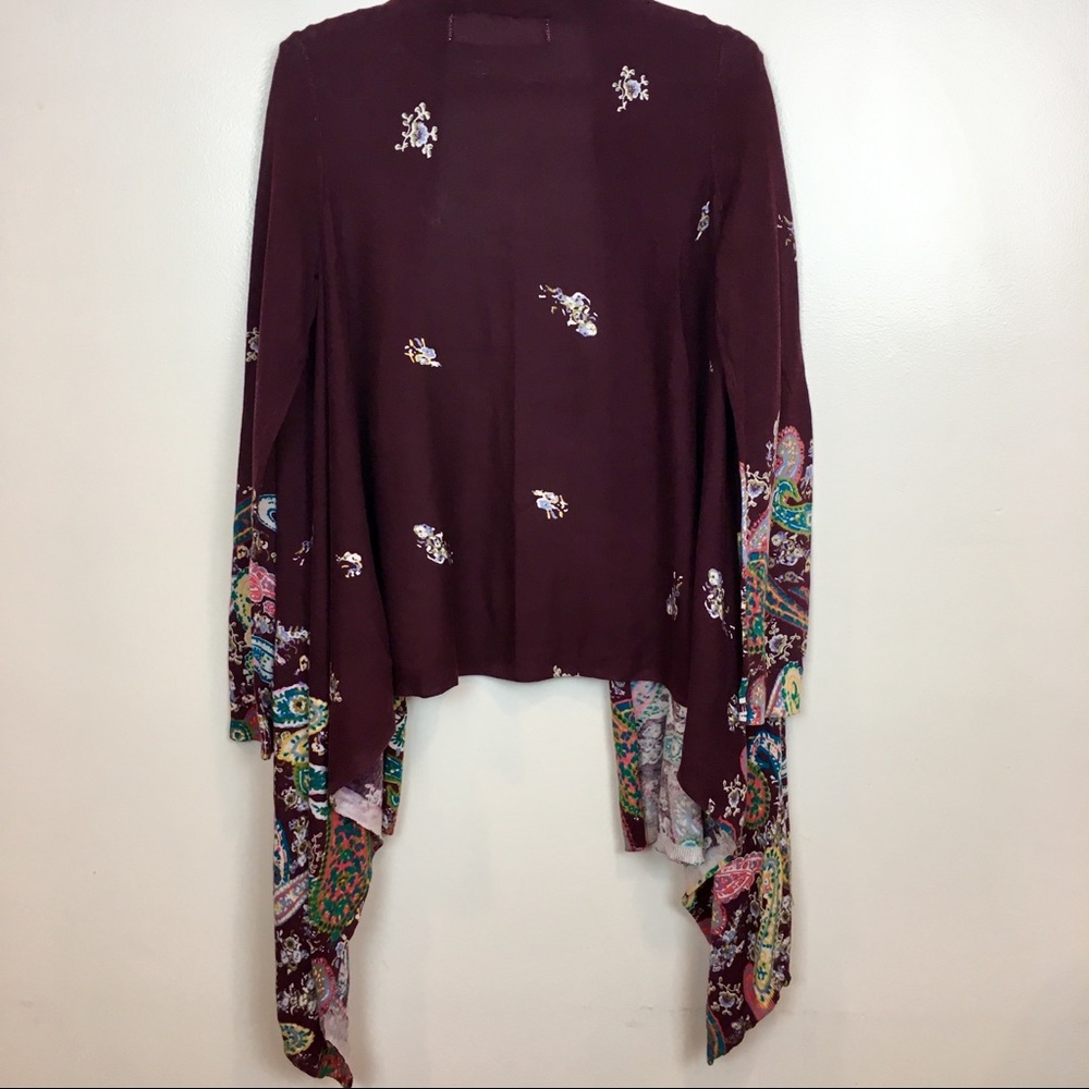Anthropology Sparrow Azimuth Paisley Cardigan - Picture 5 of 7